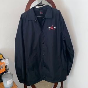 Supreme Jordan Coaches Jacket Black